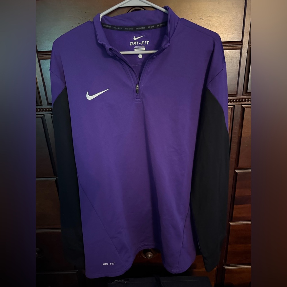 Nike Purple Dri-FIT Quarter Zip